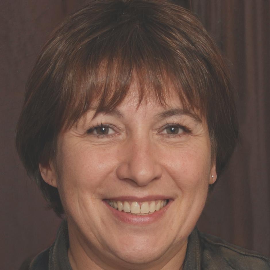 Zufriedene Kundin